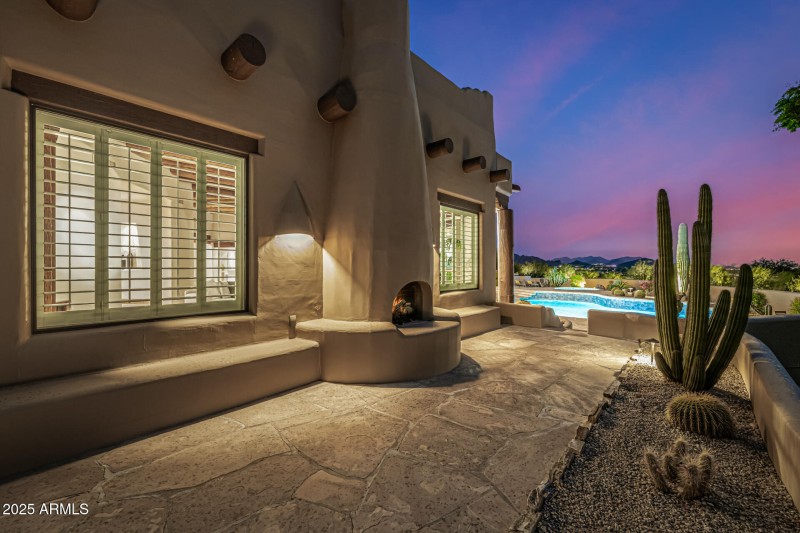 Private Patios w/City Lights Views