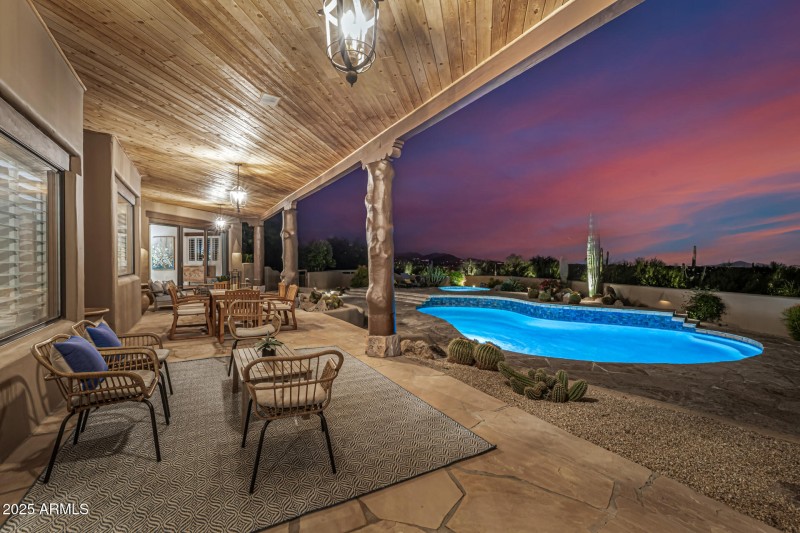 Full Length Covered Patio