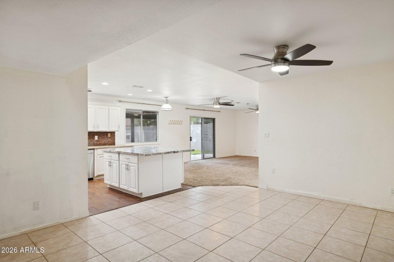 Entry toward Kitchen