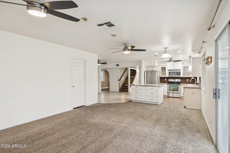 Family Room toward Kitchen