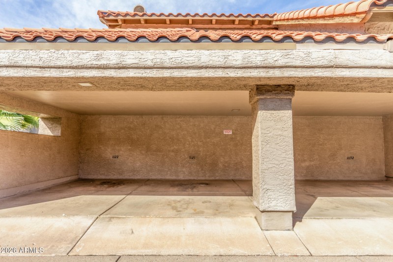 2nd dedicated cover parking space