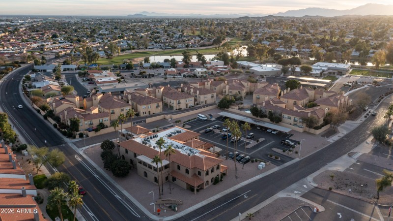 Aerial of Parking Lot