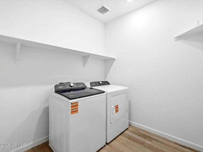 Included Washer & Dryer