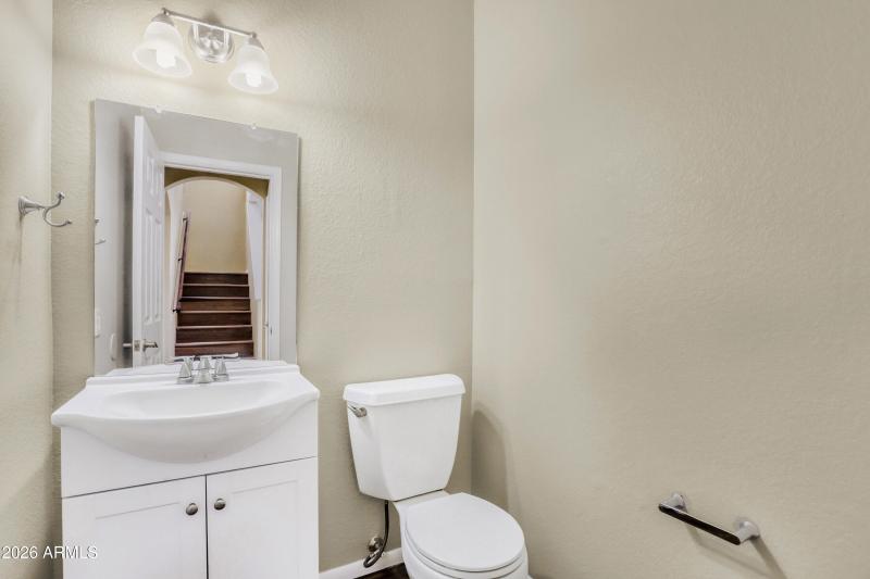 Powder room downstairs