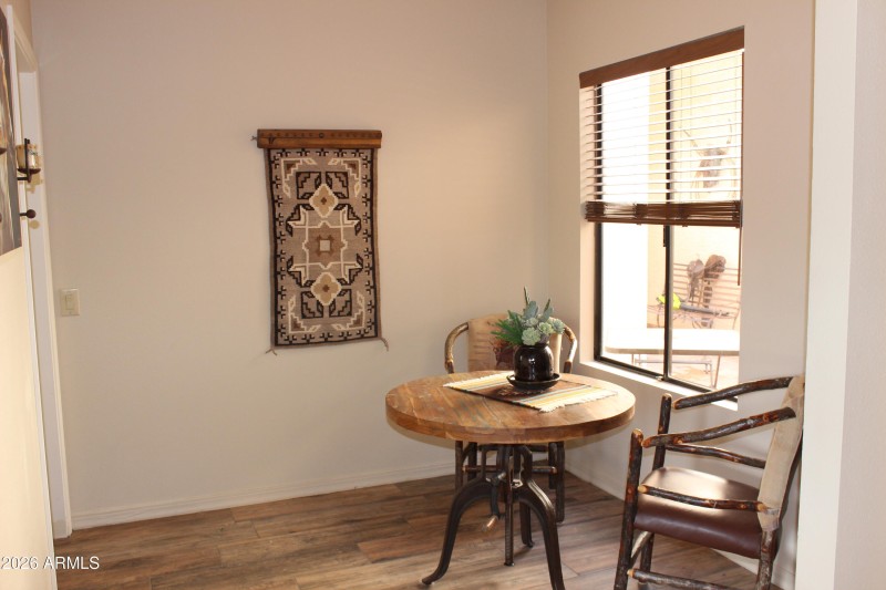 Kitchen nook or office area