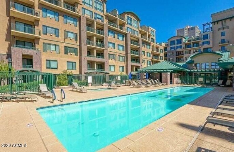 Pool, spa and grilling area