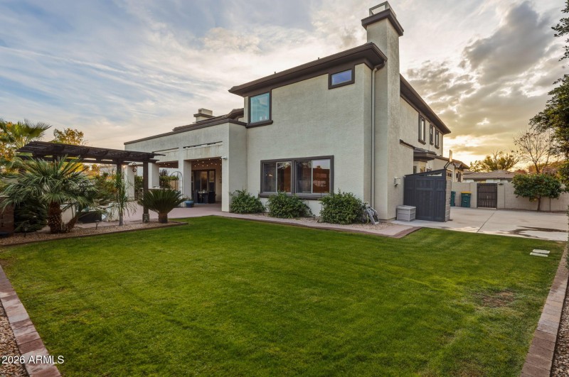 Grass Area and Sport Court