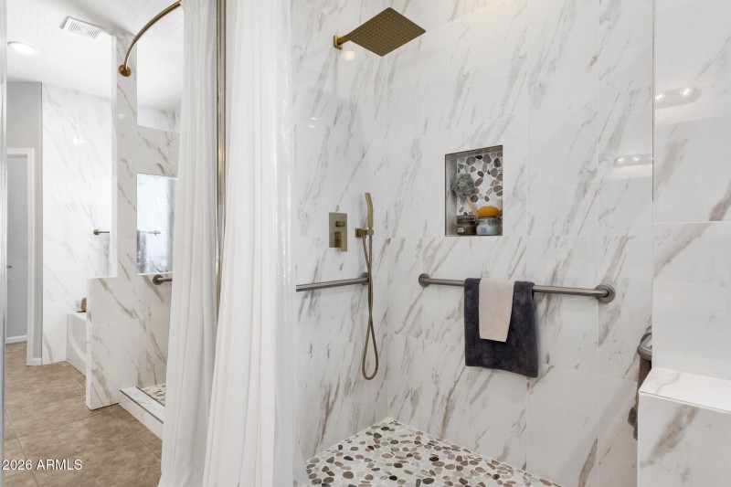 Custom Tile Walk in Shower