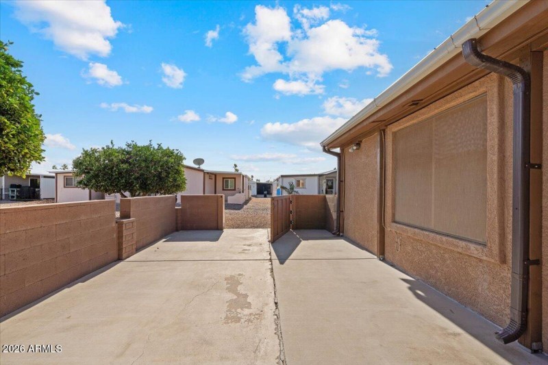 Space to park golf cart