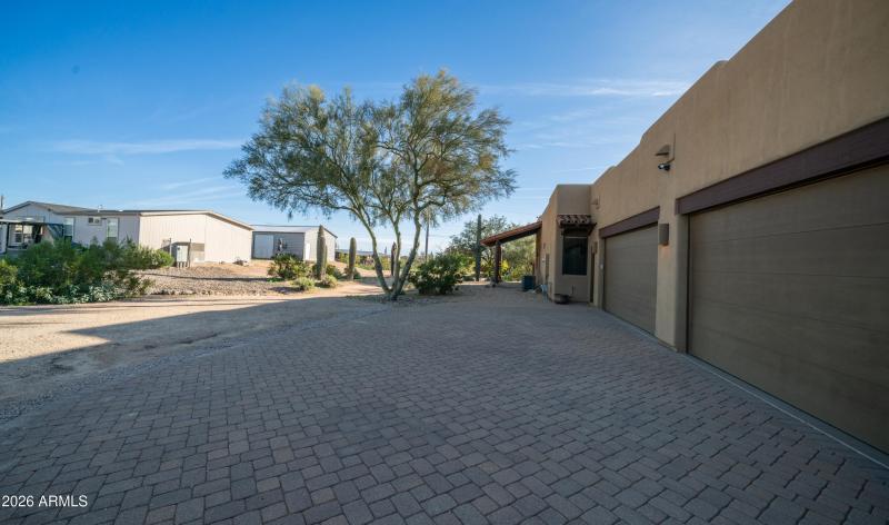 4 Car Garage looking to back