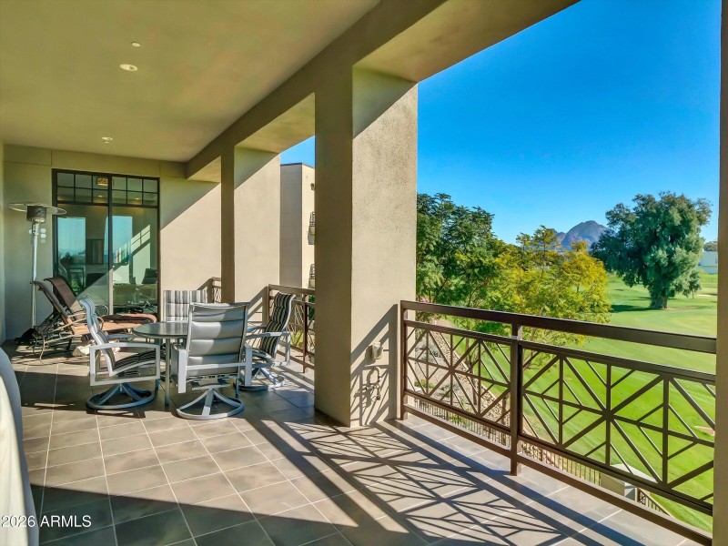 East Side Patio with Camelback Mtn views