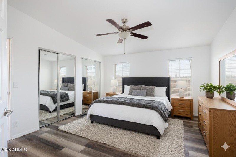 Virtually Staged Primary Bedroom - 5068