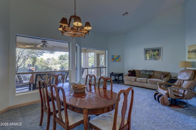 Living Room and Dining Area