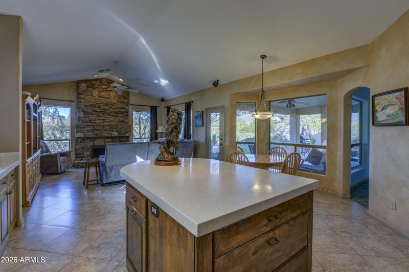 Kitchen and Family Room