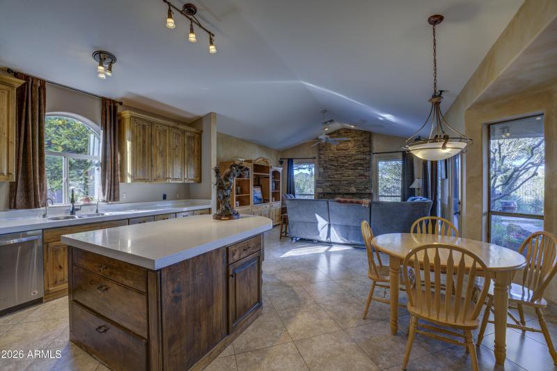 Kitchen and Family Room
