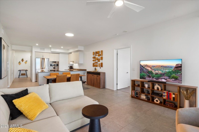 Living to dining room