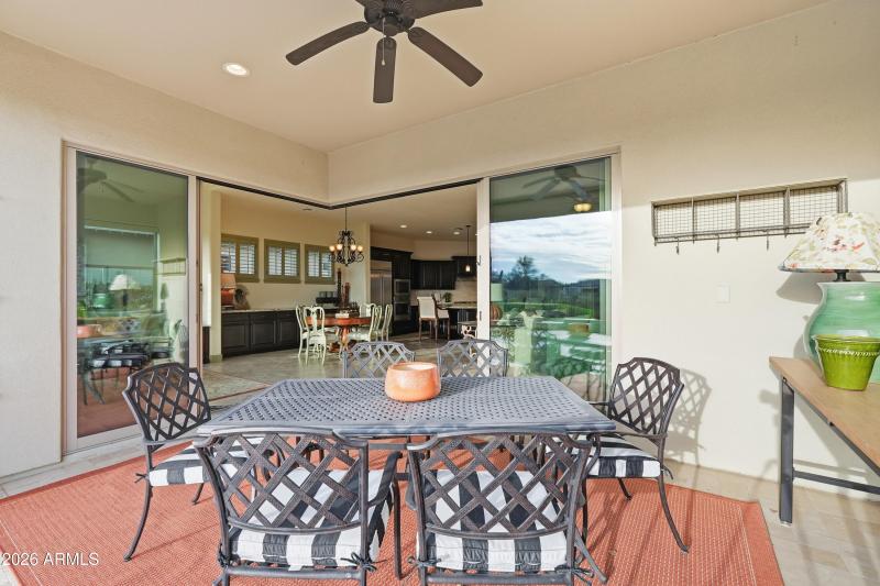 Covered Patio Entertaining Space