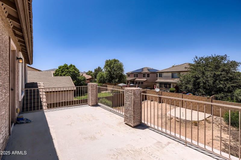 Balcony off primary bedroom