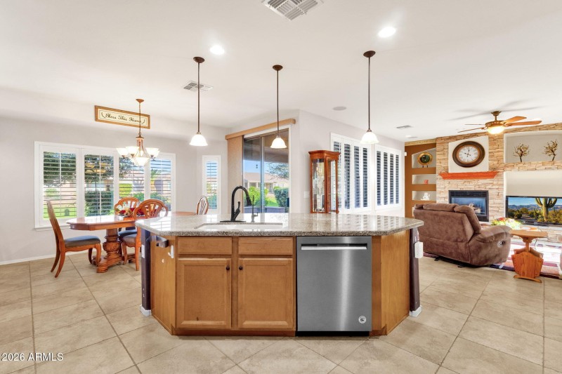 KITCHEN AND DINING ROOM