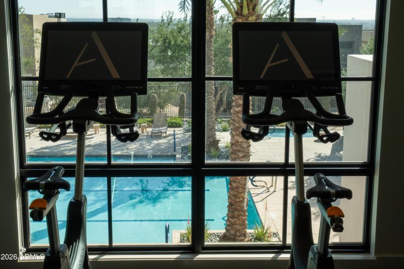 Fitness Room with views