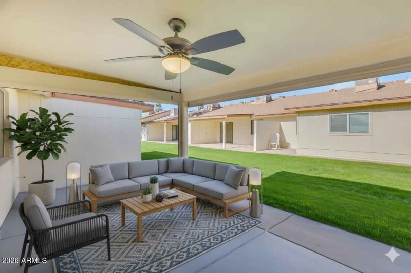 Back Patio Sitting Area
