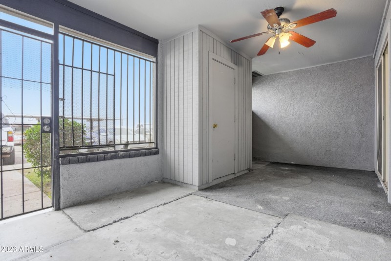 Front covered patio