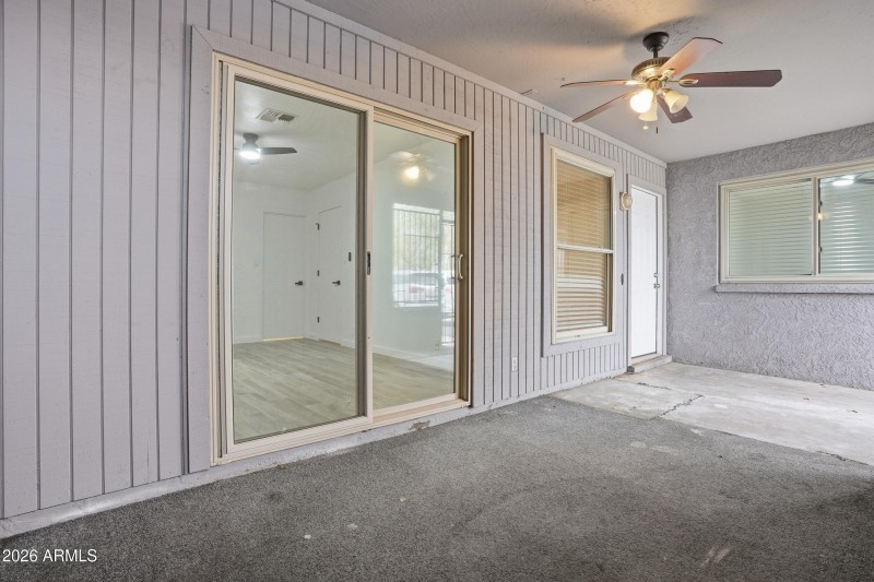 Front covered patio
