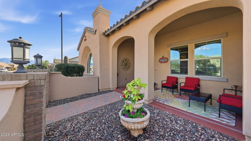 Gated Front Couryard