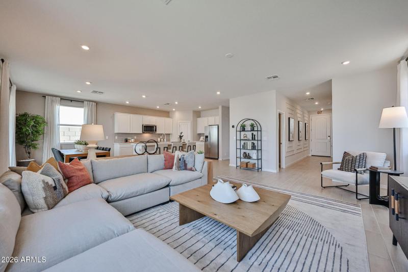Great Room into Kitchen