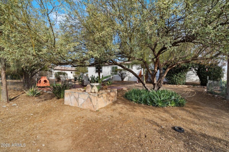 From the West end of Property