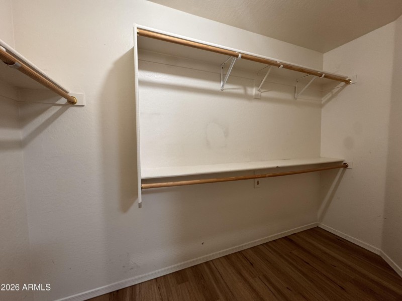 Primary walk in closet