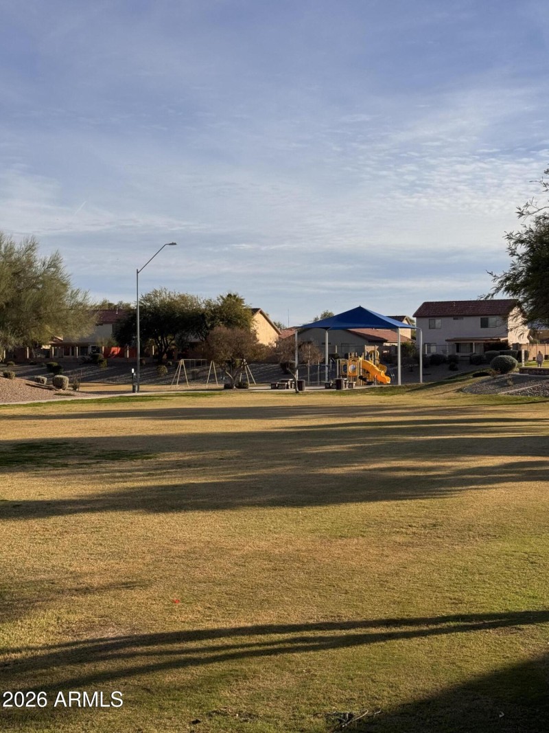 Community park playground