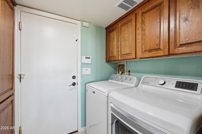 Laundry with Cabinets