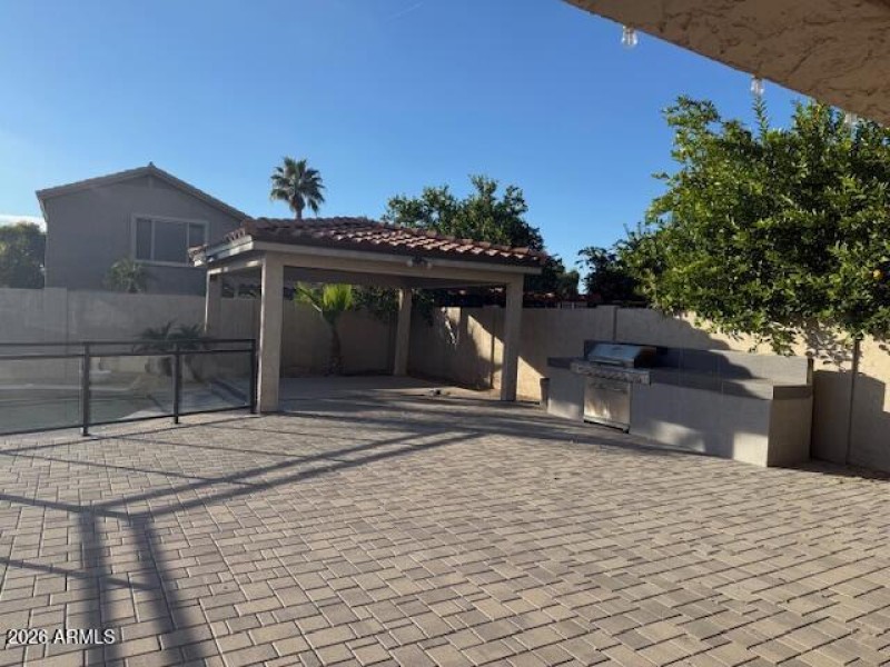 Backyard Entertainment Area