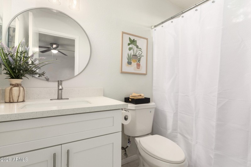 New Toilet and Vanity