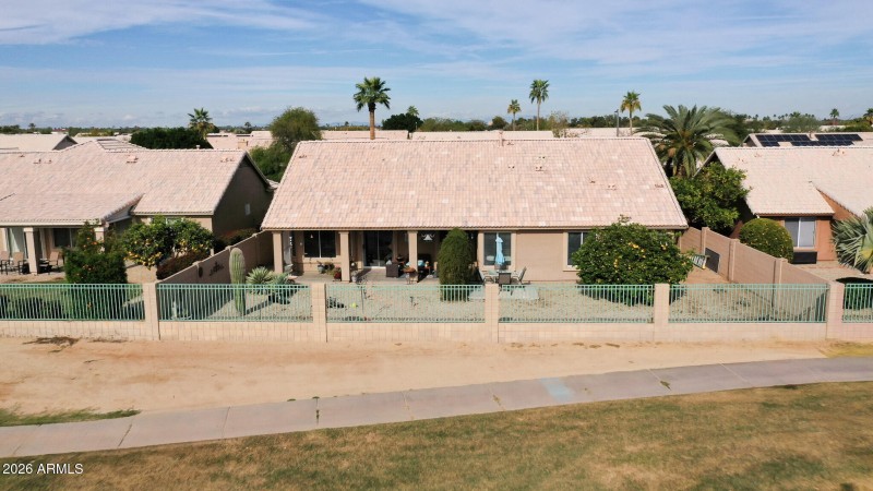 Back of Home from Golf Course