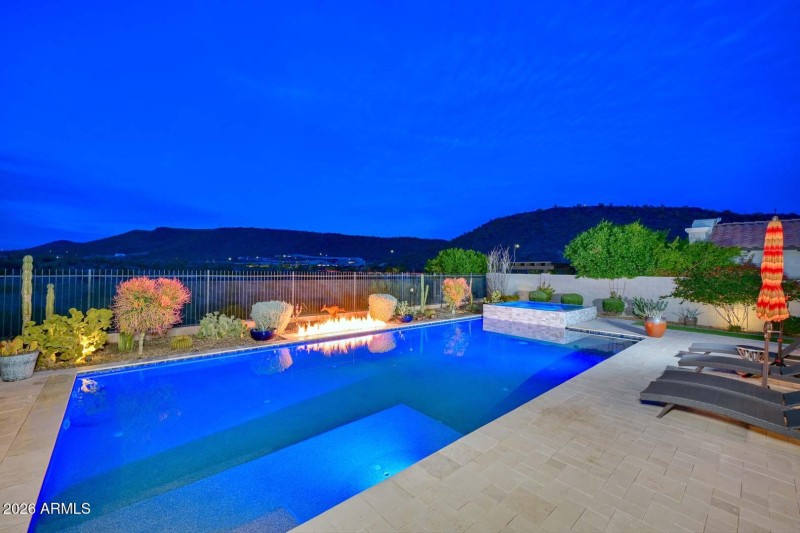Night-Pool-Mountain Views