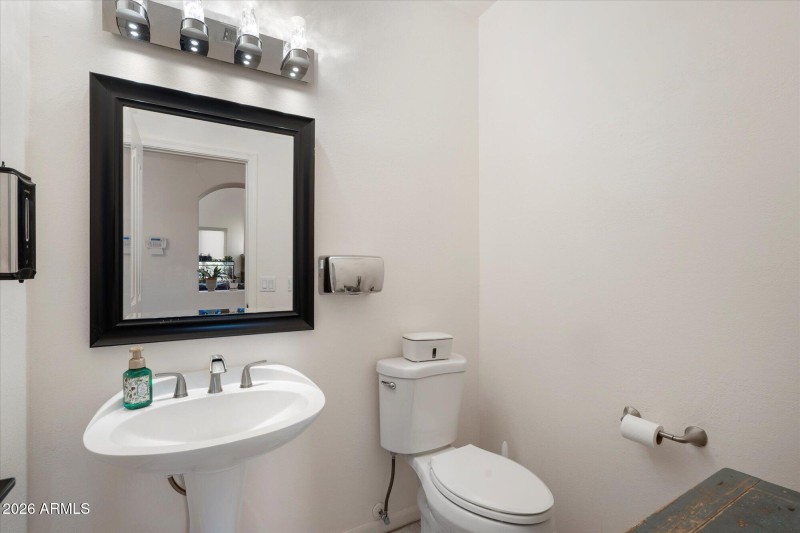 Convenient Half Bathroom