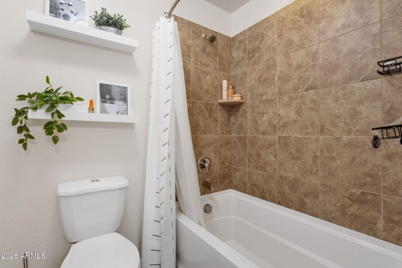 Upstairs guest bathroom