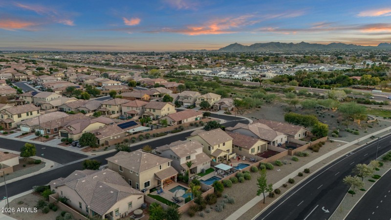 Aerial View of Backyard