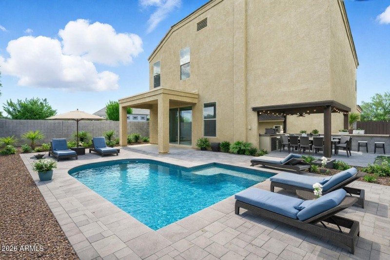 Backyard Virtually Staged