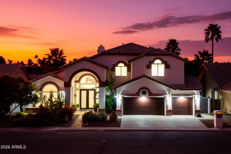 Scottsdale Home at Sunset