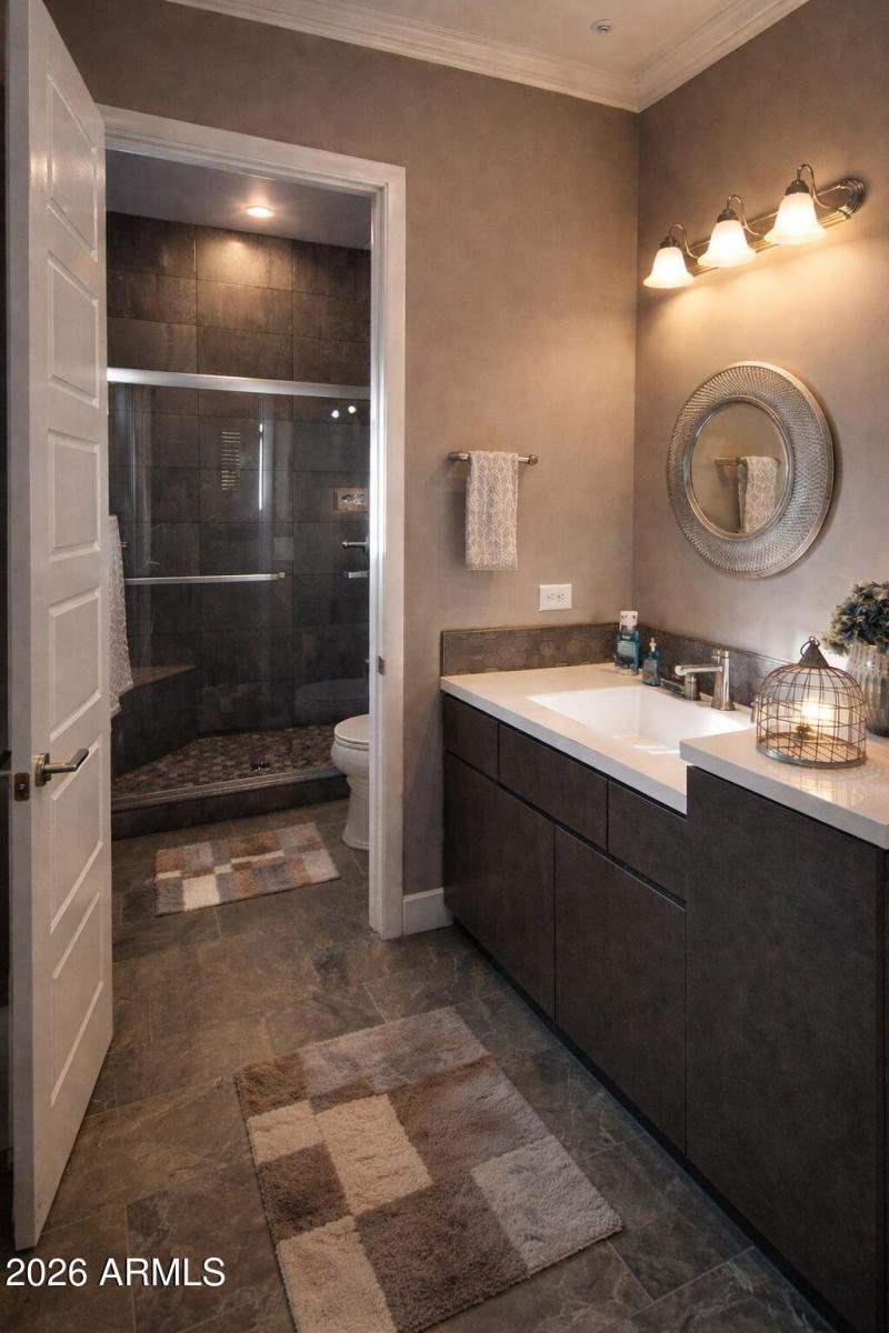 Casita office bathroom