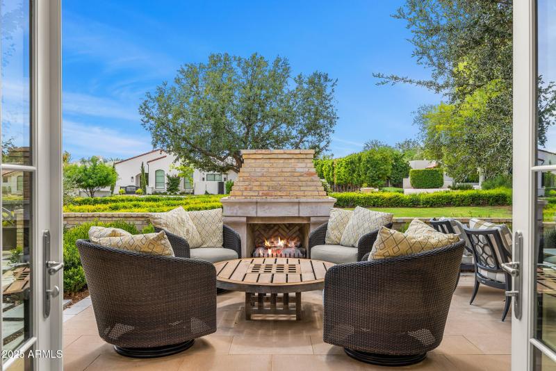 front courtyard patio