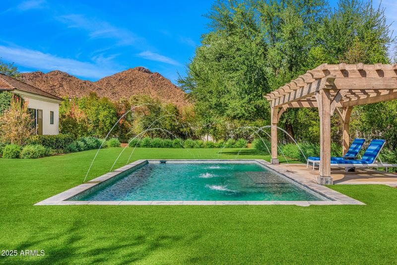pool mountain views