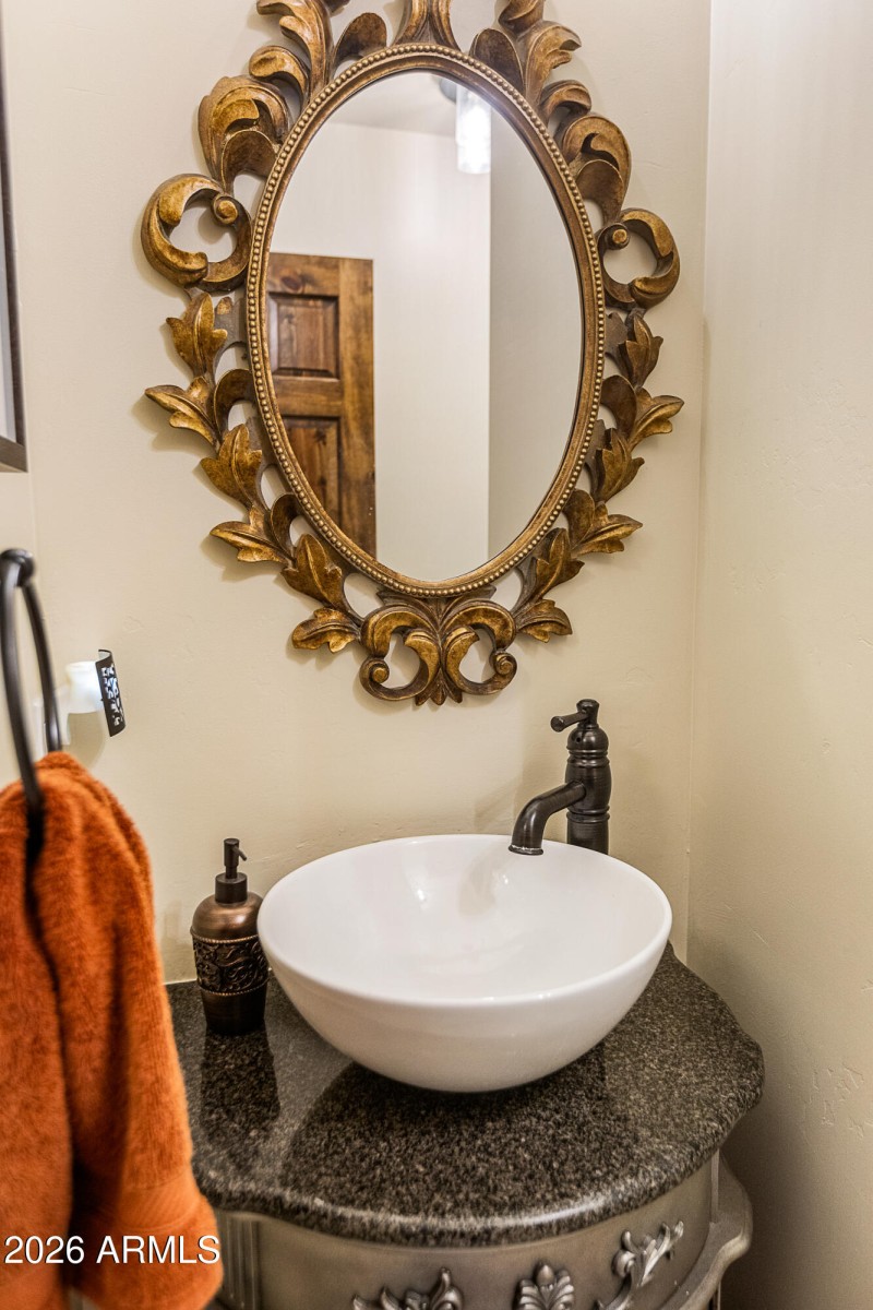 1/2 Bath off Kitchen