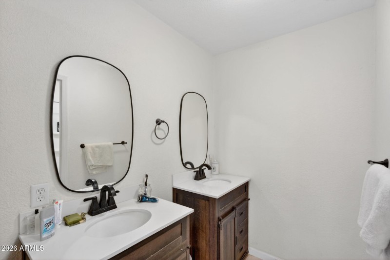 Primary Bathroom Dual Sinks