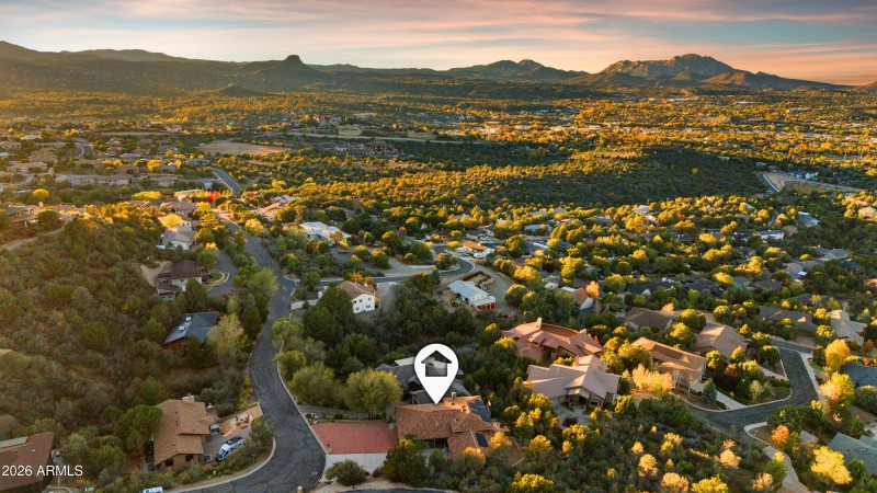 64-Aerial View W Sunset