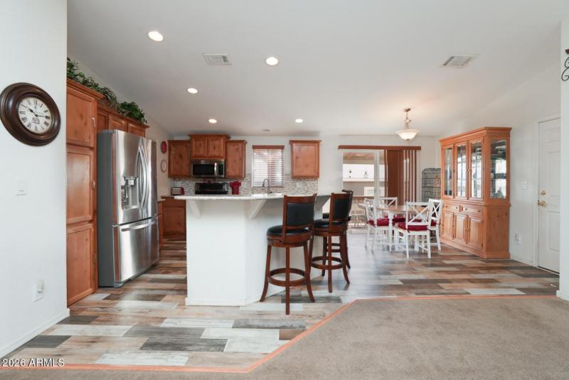 Kitchen and Dining Area