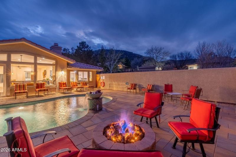 fire pit night